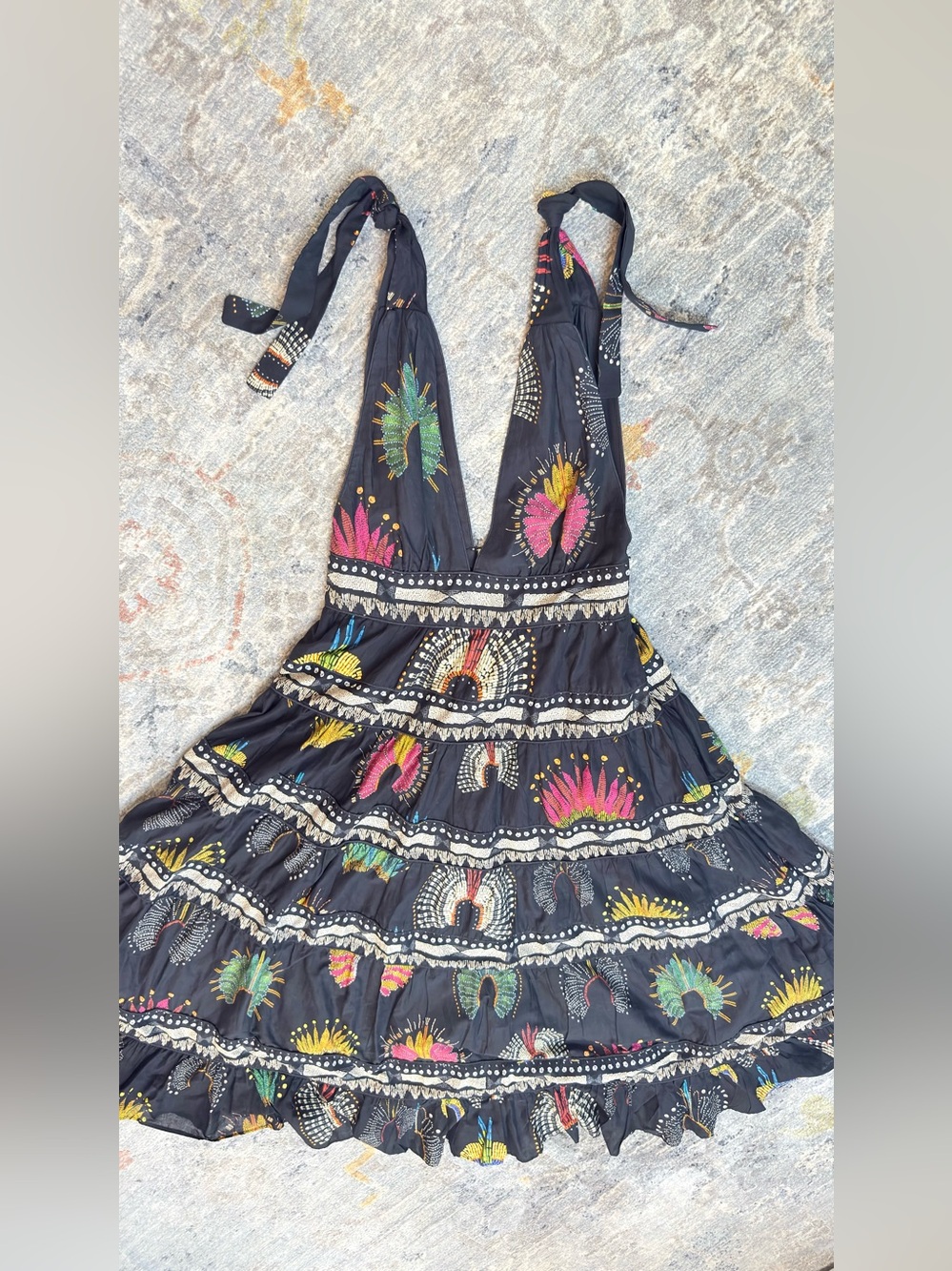 NWOT Farm Rio Maxi Dress Size XS - Picture 8 of 15